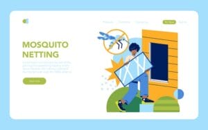 Insect Pests Flat Vector Illustration