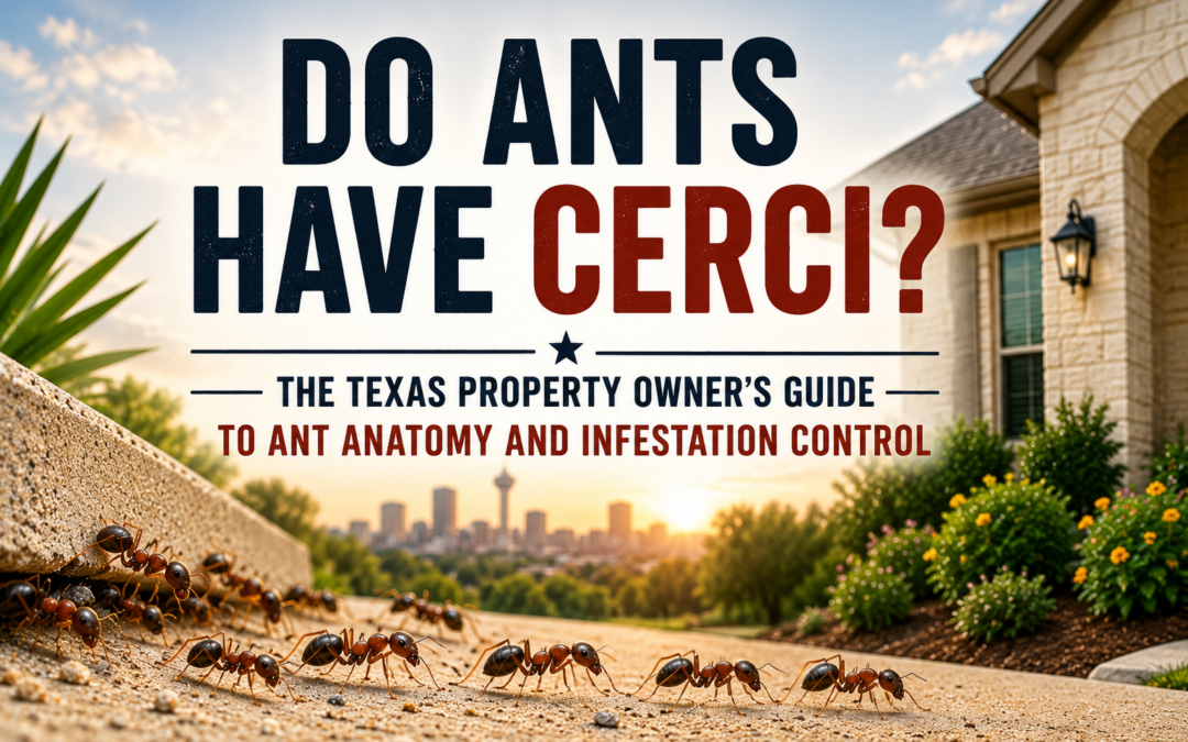 Do Ants Have Cerci? The Texas Property Owner’s Guide to Ant Anatomy and Infestation Control