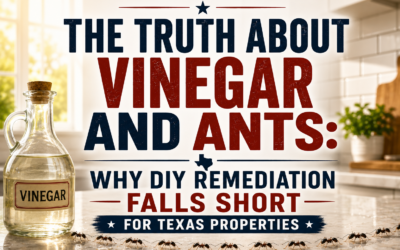 The Truth About Vinegar and Ants: Why DIY Remediation Falls Short for Texas Properties