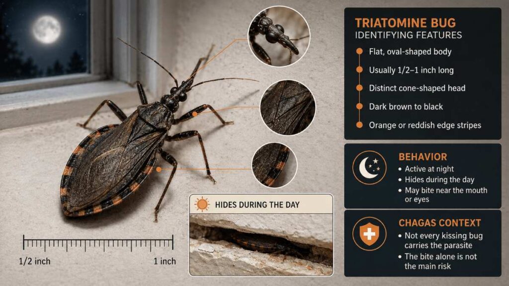 Kissing Bugs and Chagas Disease in Texas: What Homeowners Need to Know 1 What Does a Kissing Bug Look Like